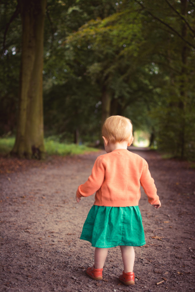 Kinderfotografie, Amber in de natuur met natuurlijk licht